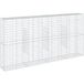 Maison Exclusive - Panier gabion avec couvercle 400x50x200 cm fer galvanisé