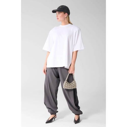 Shoeby T-shirt met split - wit