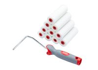 ProDec 11-delige 4 inch High Density Foam Mini Paint Rollers en Frame