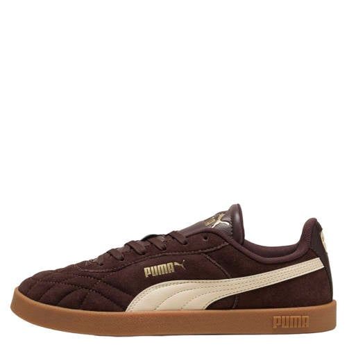 Puma Club II Era suèdelook sneakers - donkerbruin/ecru