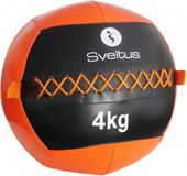 Sveltus Wallball 4 Kg Zwart/oranje