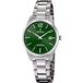 Festina F20509/5 Dames Polshorloge Groene Wijzerplaat Zilverkleurig Staal