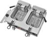 VEVOR Elektrische Frituurpan RVS Dubbele Tanks 3000W x 2 Restaurant 5,9L x 2