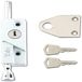 YALE 8k116 Multi-purpose Deur Bout Wit Finish Visi