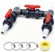 Bypass Poolset met 3-wegklep voor zwembadverwarming