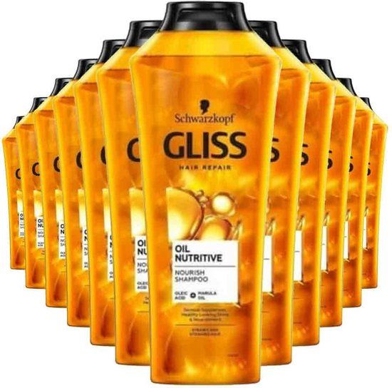 Gliss Shampoo Oil Nutritive - 12 x 400 ml