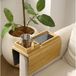 Bamboe Multifunctionele tablettenhouder voor sofa's, met antislip voetje