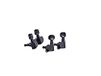 ORTEGA Ukelele stemmechanica-set, The Cast, zwarte knoppen, gl. zwart (OTMUKDC-GB)