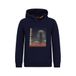 TYGO & vito hoodie met print - donkerblauw