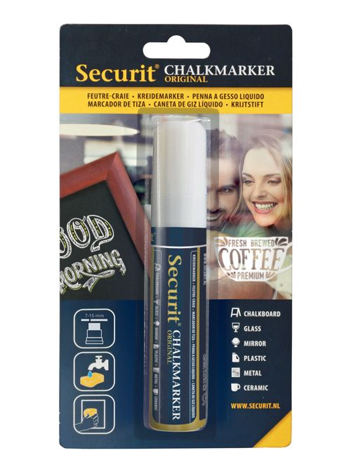 Securit BL-SMA720-WT - Krijtstift - Kunststof - 1 stuk