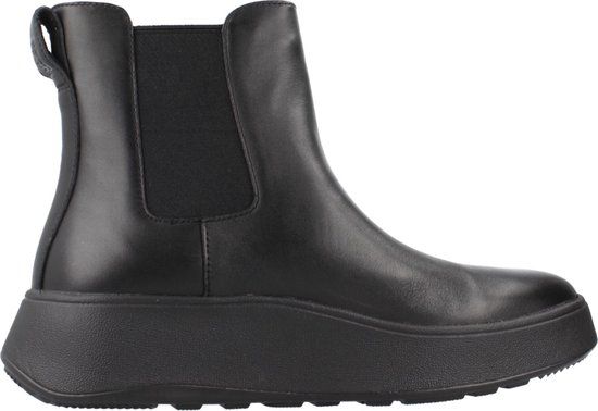FitFlop F-Mode Leren Chelsea Laarzen Zwart - Maat 39