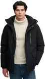 Superdry City Parka Jas Heren XXL Jet Black
