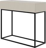 Selsey Veldio - Console 90 cm - Grijs beige met zwarte poten