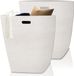 Allecto Plus Panier à linge pliable 90 litres Beige