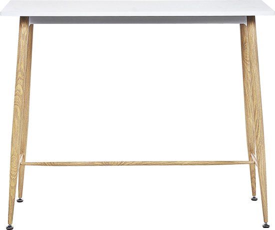 Beliani CHAVES Bartafel - Wit - 50 x 110 cm - MDF
