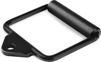 Yes4All Dubbel D-handvat Roterend chroom/rubber roostermachine-opzetstuk voor krachttraining Kabelmachine-accessoires voor thuisgymnastiek