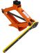 KRAFT&DELE | Cric hydraulique, 2,5T, 120-420mm, cric de type "ciseaux" pour voiture, avec protection en caoutchouc, idéal pour l'entretien et la réparation