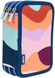 Milan Driedubbele Pennenzak Milan The Fun 19,5 x 13 x 7,5 cm Multicolour