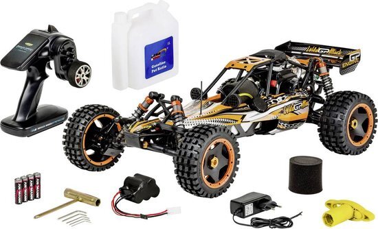 Carson Modellsport Wild GP Attack 1:5 RC auto Benzine Buggy Achterwielaandrijving RTR 2,4 GHz