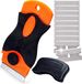 OEM Shenzhen Haorui Industrial Technology Co., Ltd. Keramische bordenkrabber - Glasschraper - Universele wisserset en 10 vervangende mesjes