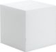 Glorex Hobby Piepschuim Kubus Blok - 15 x 15 cm - Wit