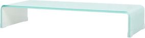 vidaXL Tv-meubel/monitorverhoger 70x30x13 cm glas groen
