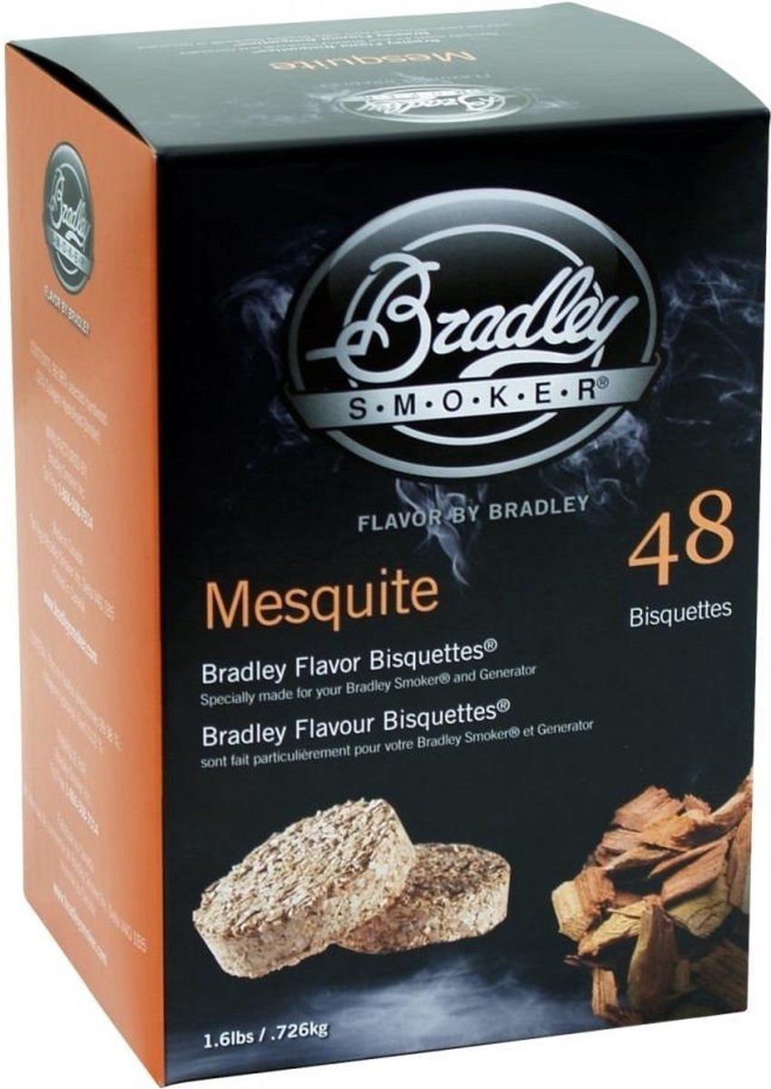Bradley Smoker Mesquite Briketten - 48 Stuks