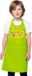 Bellatio Decorations Knutselschort lime groen kind
