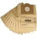 vhbw 10x sacs aspirateur compatibles avec Rowenta Bully RD 206, RU 01, RD 200, RU 010, RU 040, RB Clean & Wash Compact aspirateur - 21cm x 20cm sable