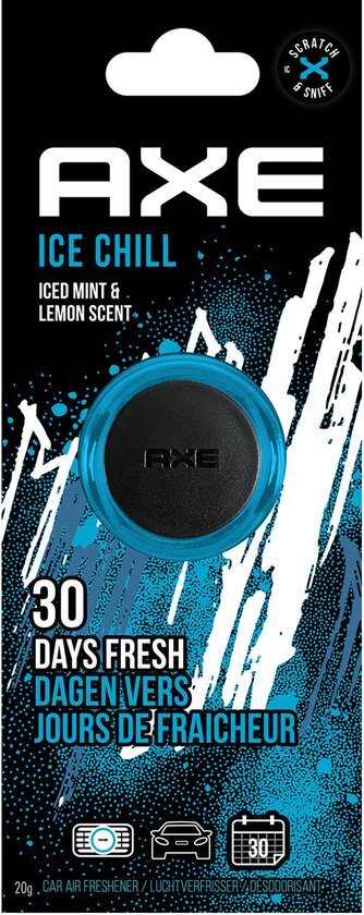 AXE Luchtverfrisser Mini Vent 3 Cm Ice Chill Blauw