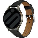 Strap-it Samsung Bracelet cuir 'réglage fin' Samsung Galaxy Watch 3 41mm (noir)