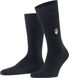 FALKE Airport Santa Claus gedessineerd wol katoen sokken heren blauw - maat 45-46