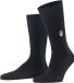FALKE Airport Santa Claus gedessineerd wol katoen sokken heren blauw - maat 45-46