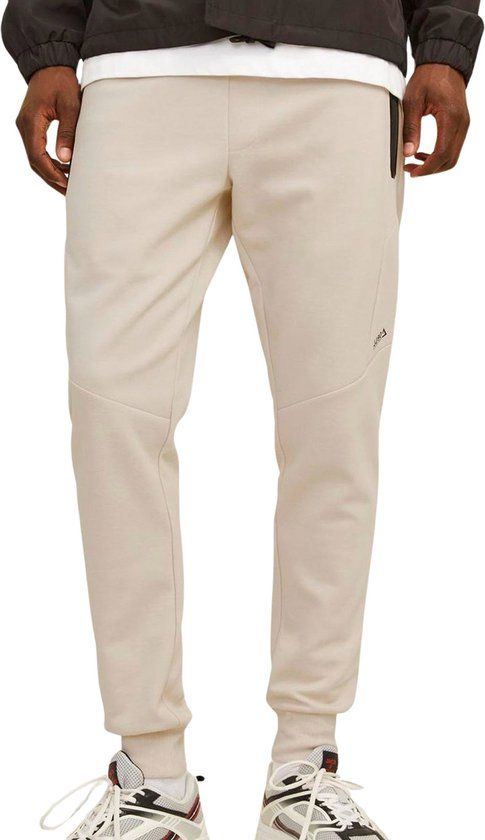 Jack & Jones Will Fusion Sportbroek Mannen - Maat M - Beige