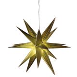 Anna's Collection Anna Collection verlichte 3D kerstster - goud - 35 cm - kunststof