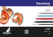 Kangaro Tekenblok - 210x297mm - 120 grams wit blanco papier - 20 vel