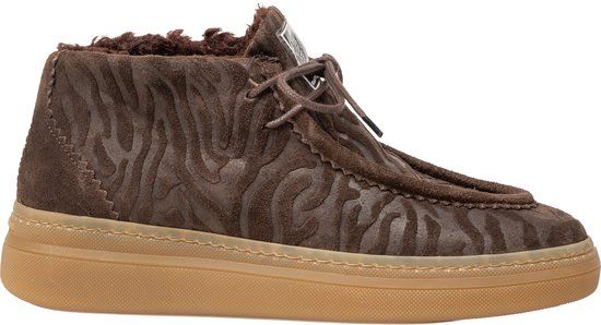 Floris van Bommel Sfw-10179 Fygi Veterschoenen - Dames - Bruin - Maat 38