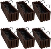 Producer 1836749 Kotarbau - Balkon Bloembak - Brons - 60 cm - Set van 6