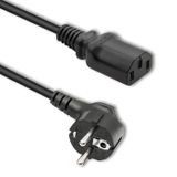 Qoltec 50368 elektriciteitssnoer Zwart 1,5 m IEC C13 Netstekker type F