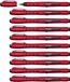 STABILO worker+ NatureCOLORS Wildflower rollerball pen - 10 pack - Bordeaux - Blue ink
