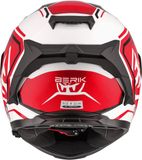 Berik FF871 Mapuro Integraalhelm - Wit/Zwart/Rood - XS