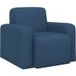 Vidaxl Fauteuil Bleu Tissu