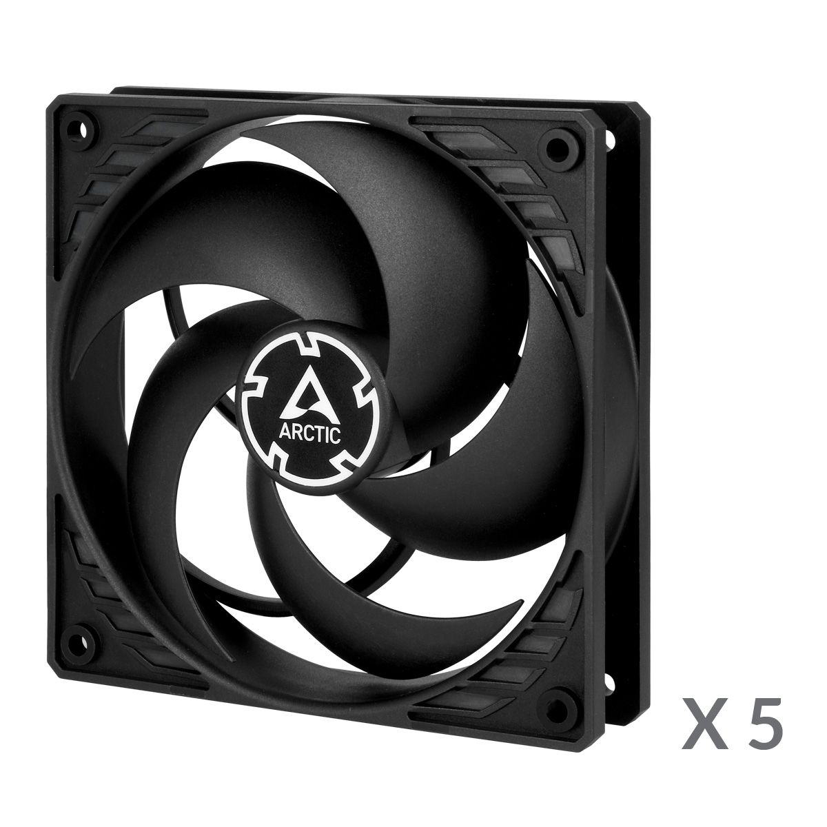 ARCTIC P12 Value Pack 12cm Fan - Black