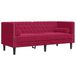 VidaXL 372687 canapé Bordeaux