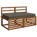 vidaXL Zitkussen SOEST 100% Polyester Grijs 120 x 80 x 10 cm