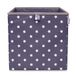 Lifeney Opbergdoos Sterren, Donkerblauw - Polyester Opbergdoos 330 X 330 X 330 mm - Perfect voor Organisatie en Decoratie met 5 Jaar Garantie