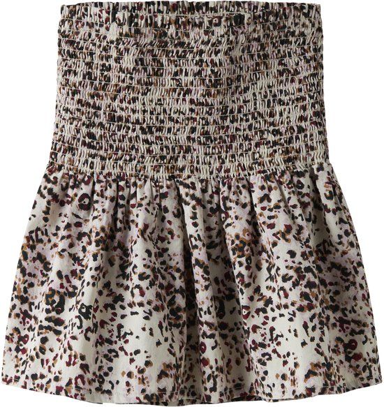 NAME IT - NKFBENITA SKIRT - Meisjes - Rokken - Maat 116 - Katoen - Pumice Stone