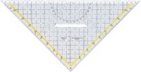 Aristo Geodriehoek Aristo 1648/2 325mm met greep transparant | 10 stuks