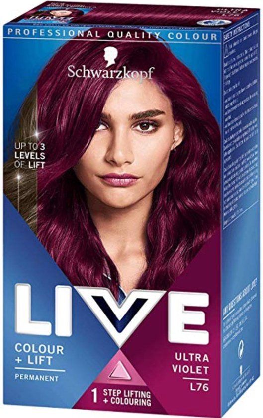 Schwarzkopf Live Color L76 Ultra Violet Haarkleuring