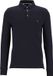Tommy Hilfiger 1985 Polo à manches longues bleu marine coupe ajustée pour homme Taille M